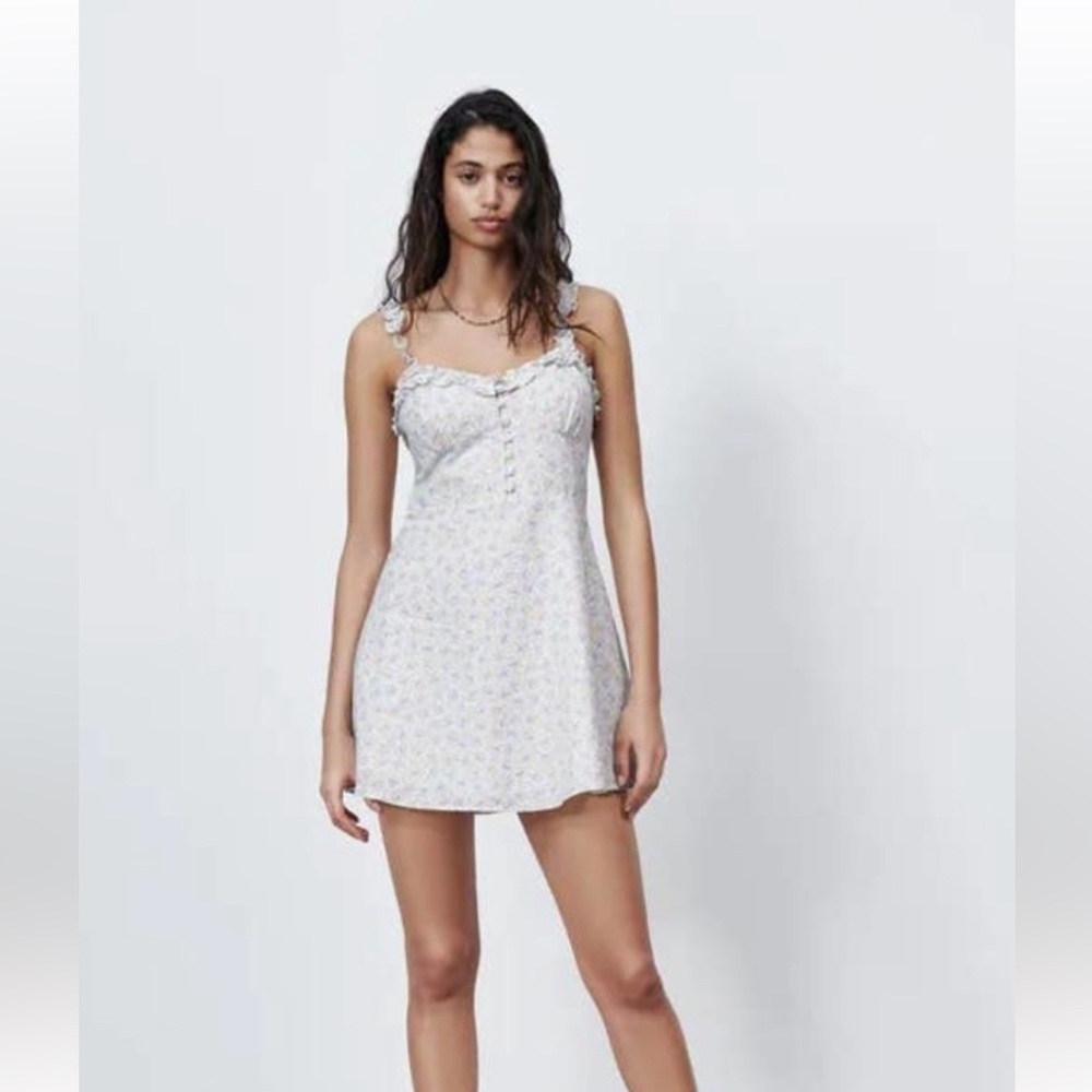 Zara - Floral Mini Dress